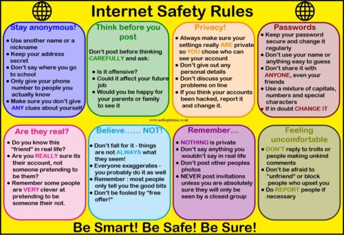 internet safety rules