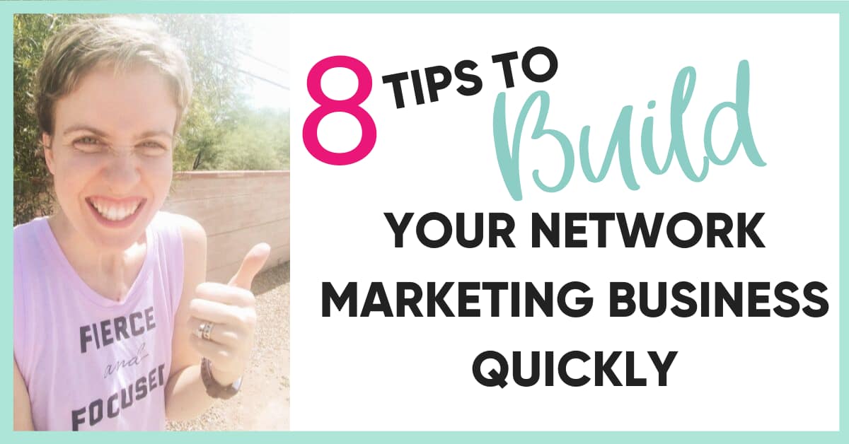 how to build a network marketing business online